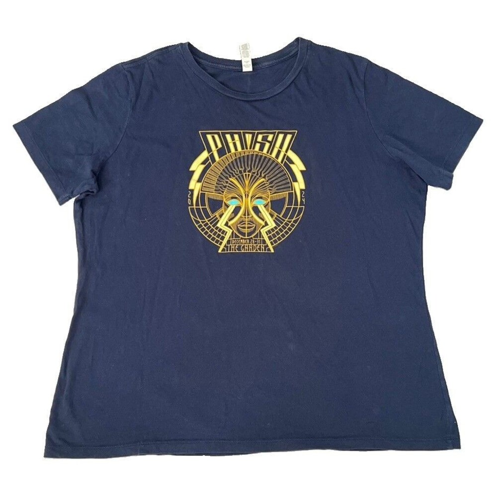 Bella + Canvas Phish The Garden Graphic Blue Mens XL Short Sleeve Crew Neck Tee